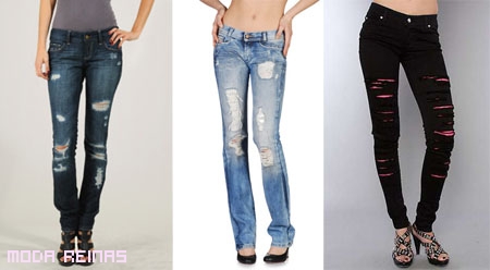 Jeans-desgastados-desagarrados-se-usan-primavera-2010